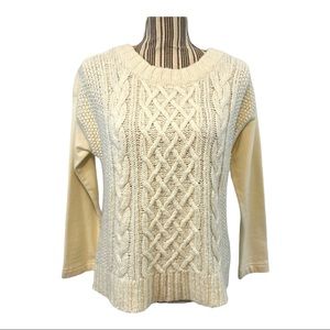 Loft Ann Taylor knit sweater wool blend small